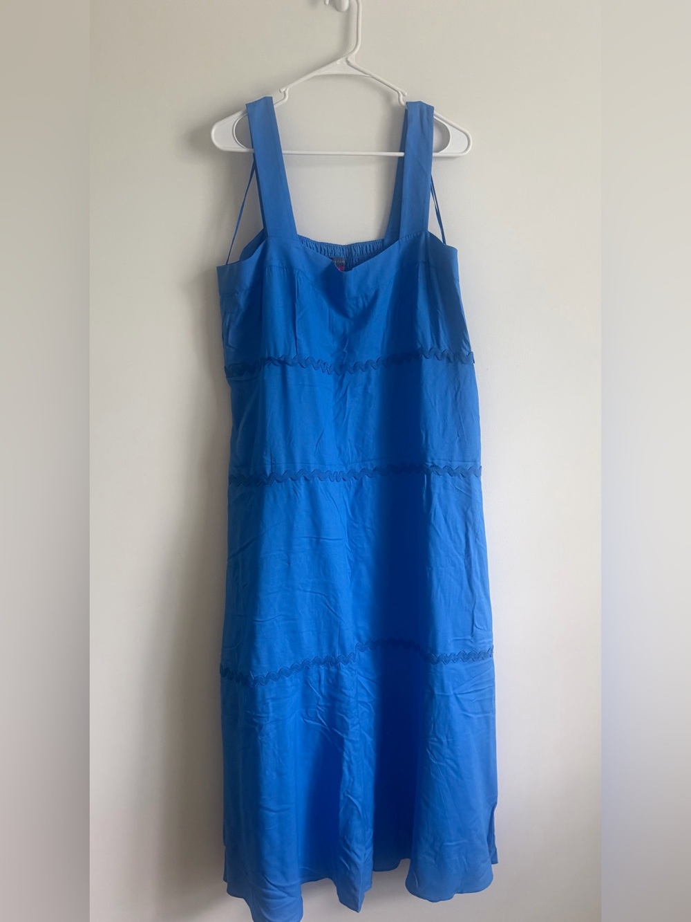 Women’s Royal Blue Sundress Sleeveless Tiered Summer Dress